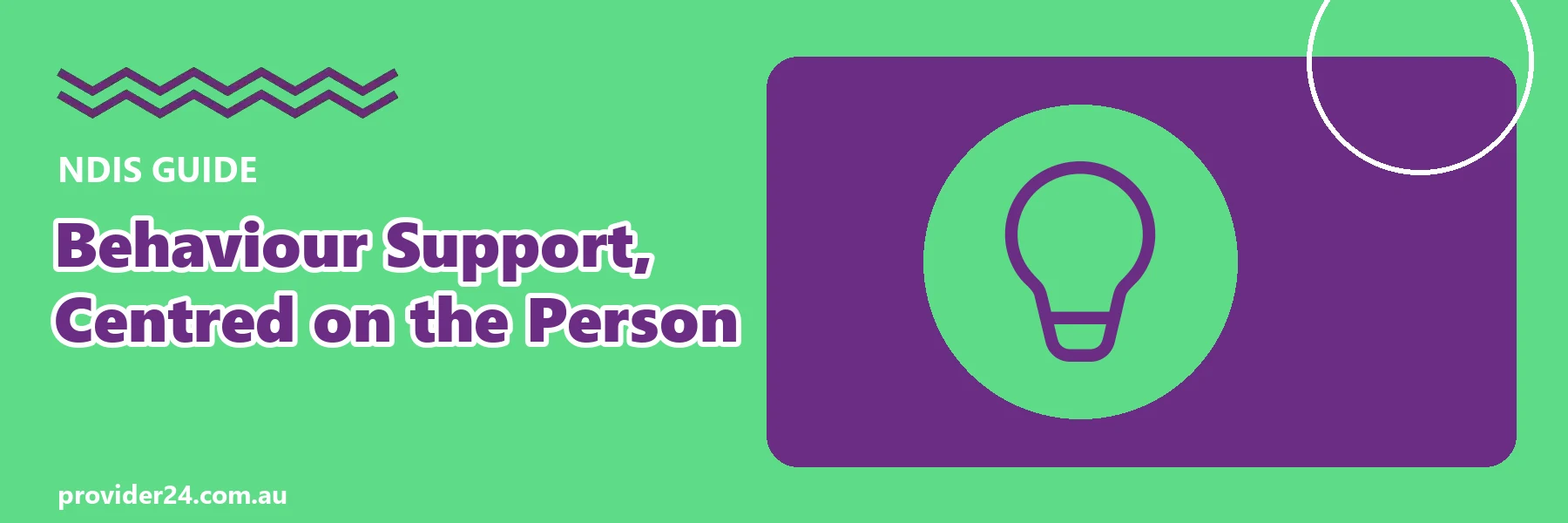 Behaviour support, centred on the person guide