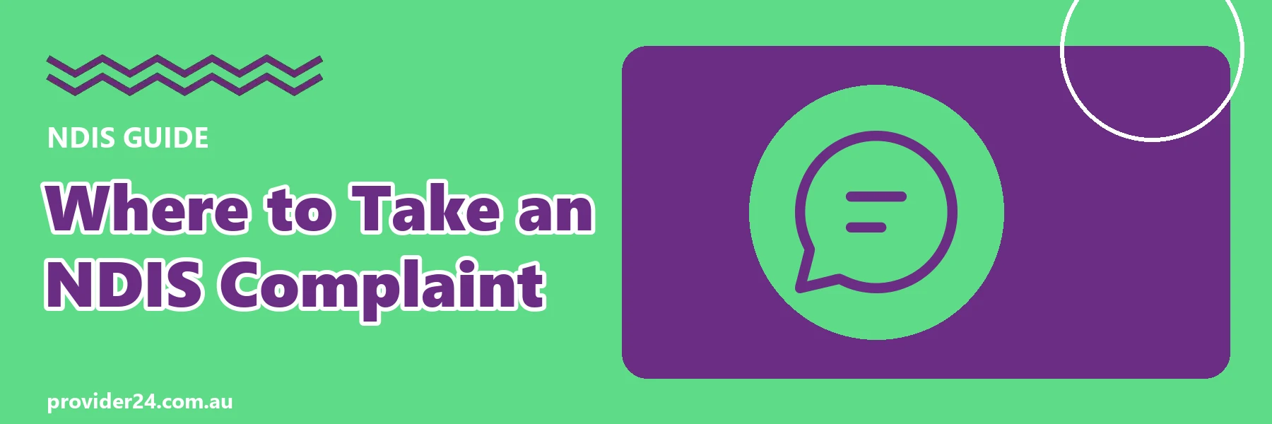 Where to take an NDIS complaint guide
