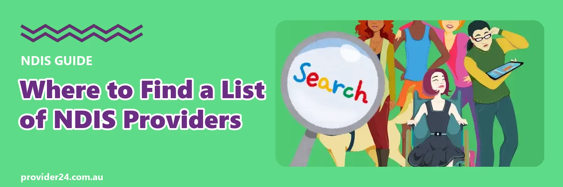 Where to find a list of NDIS providers guide